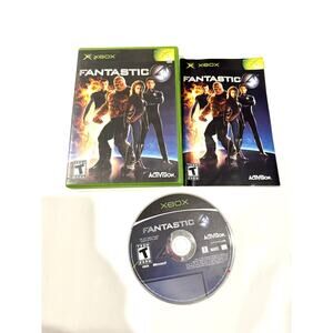 Fantastic 4 Xbox Video Game Marvel Complete w/ Manual CIB